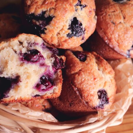 Banana Blueberry Muffins